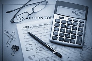Calculating numbers for income tax return